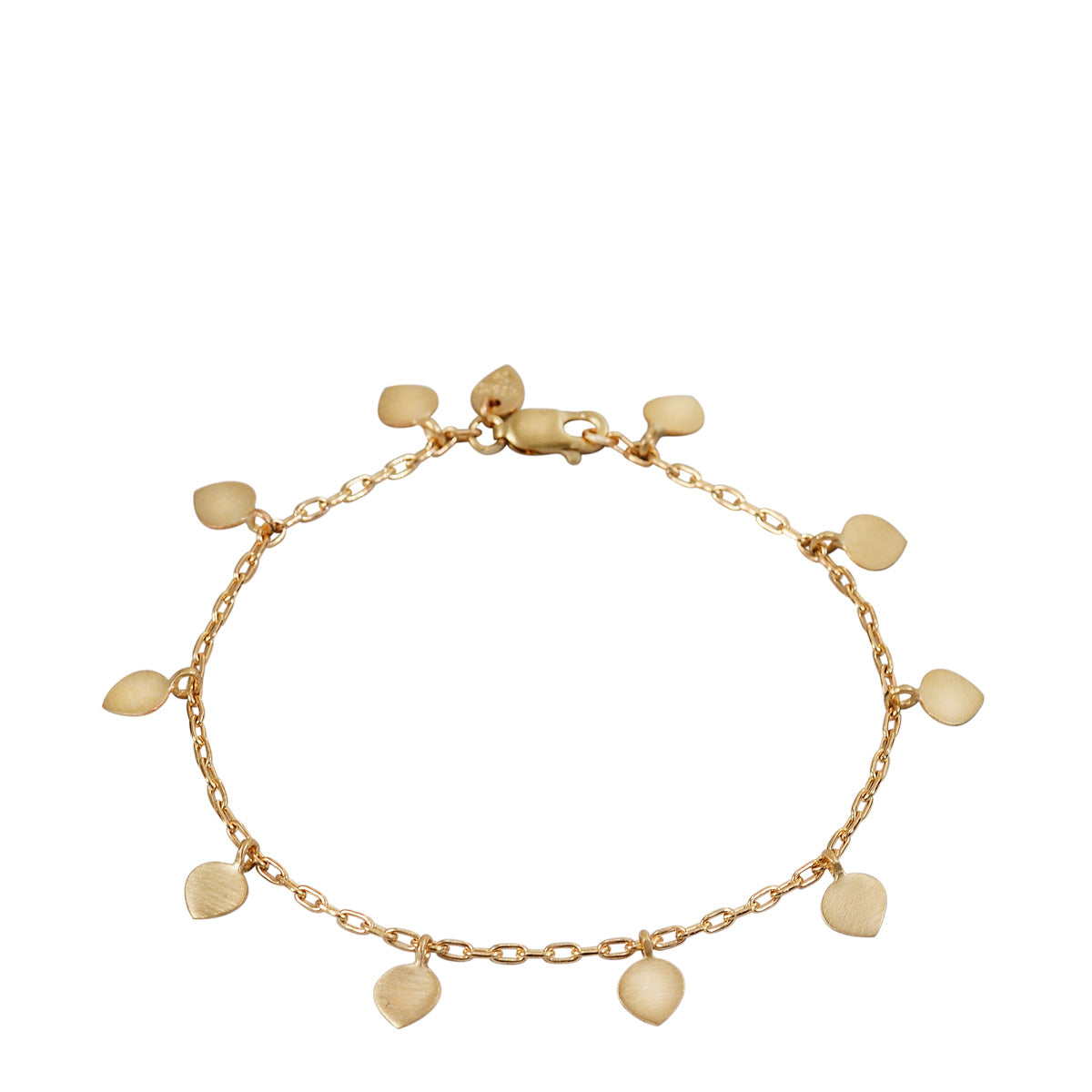 10K Gold Lotus Petal Bracelet