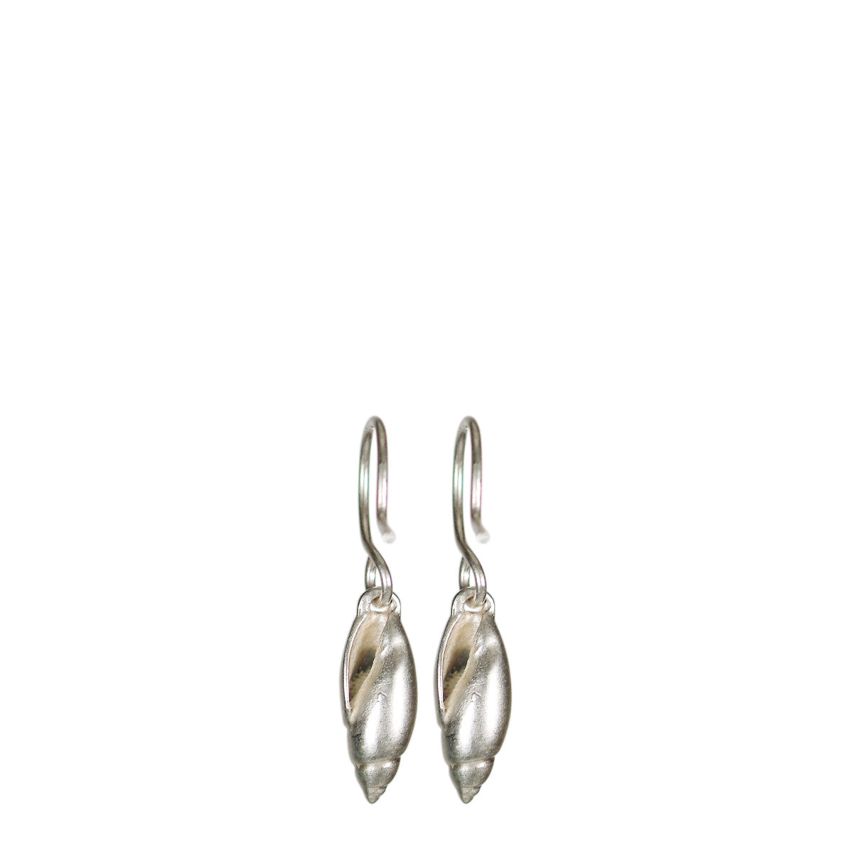 Sterling Silver Olive Shell Earrings