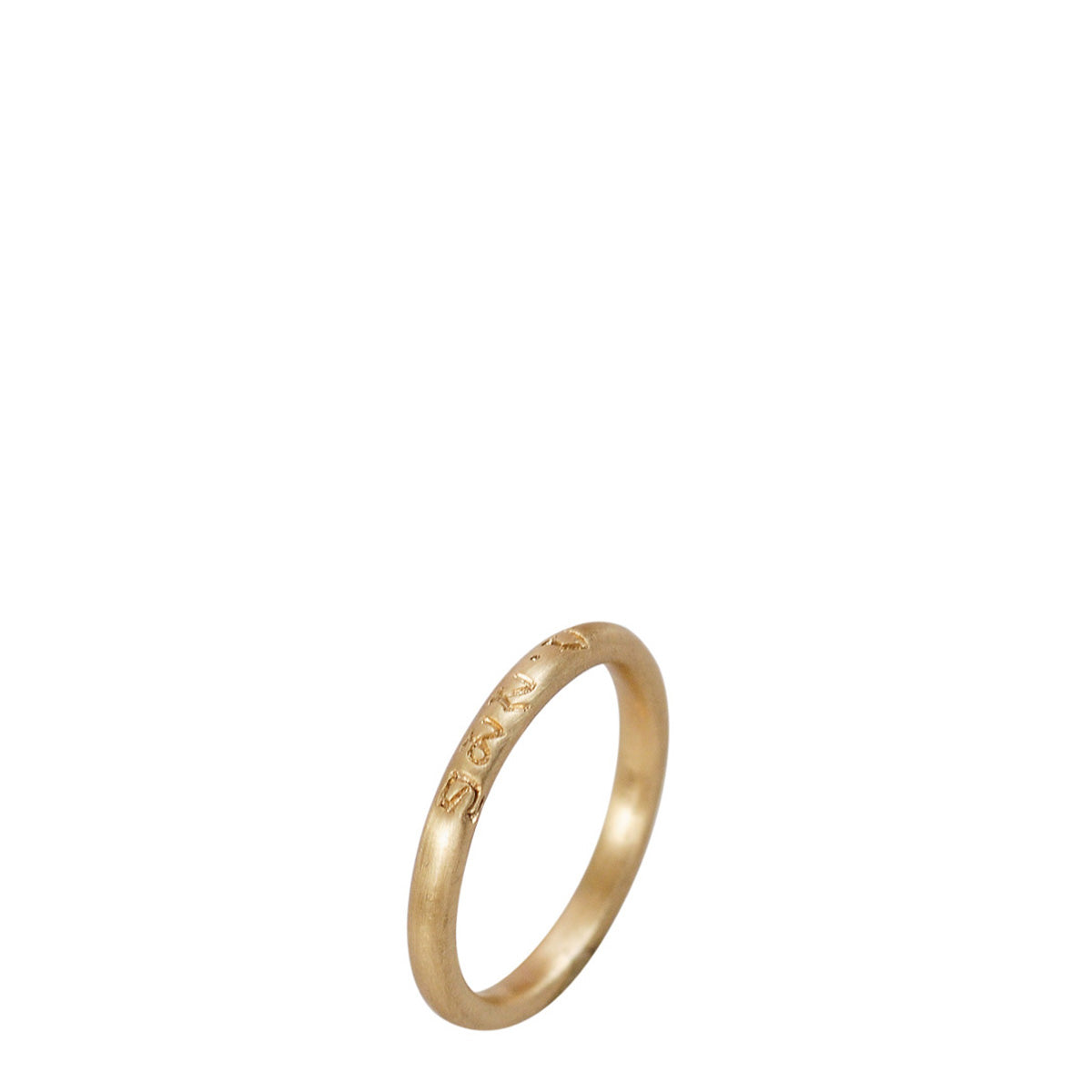 10K Gold Small Round Love Ring