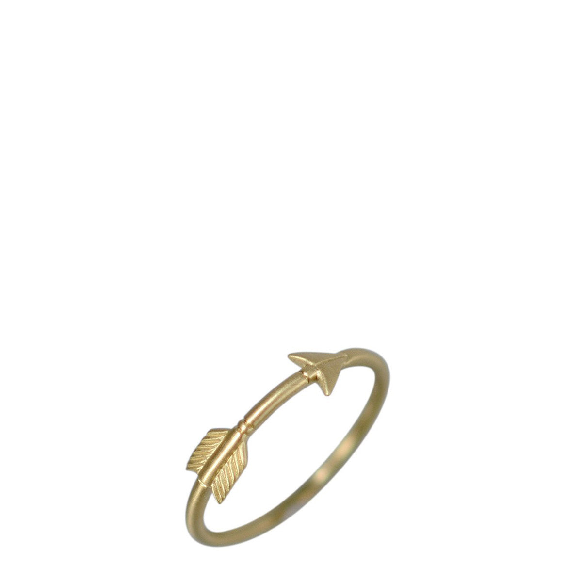 18K Gold Medium Arrow Ring