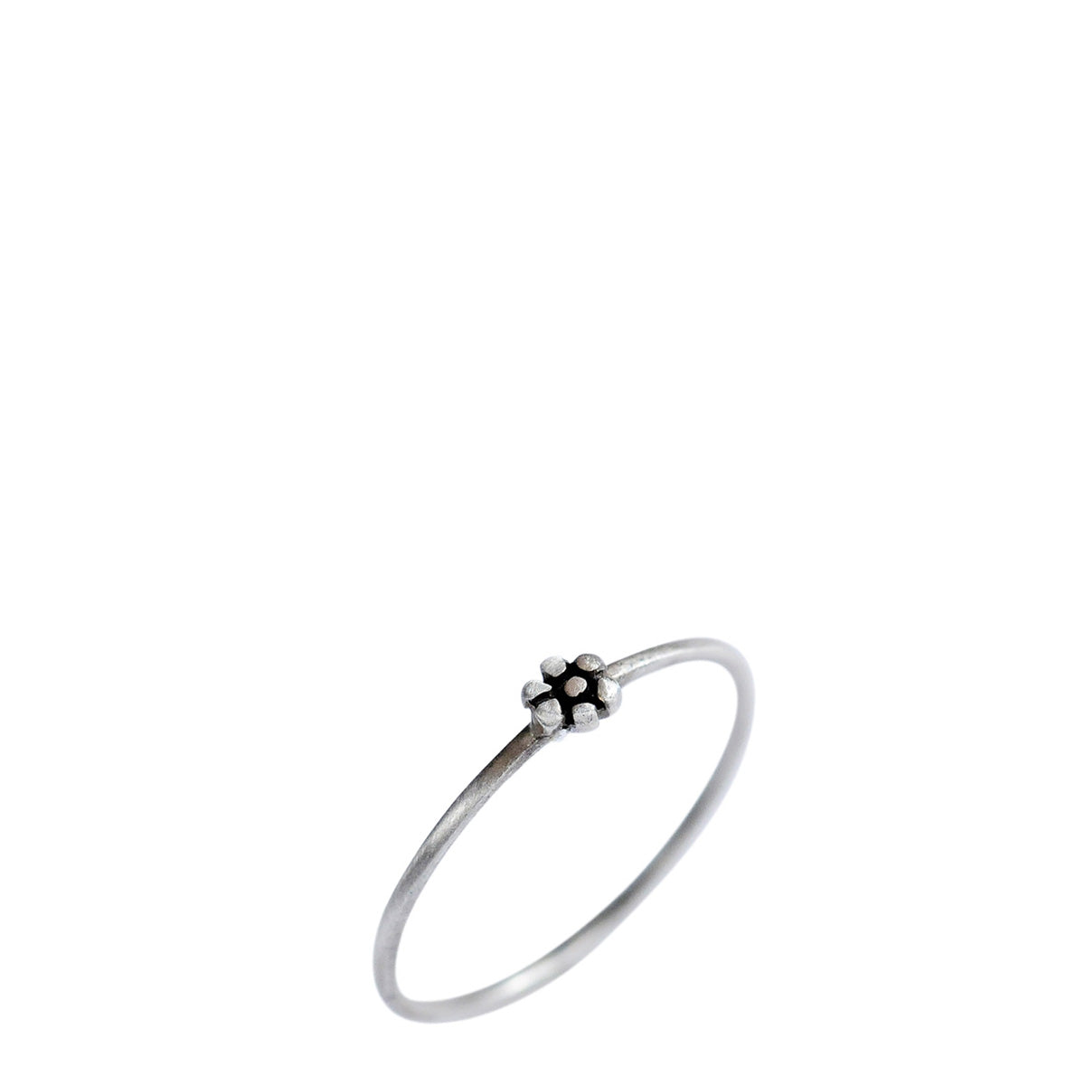 Sterling Silver Tiny Flower Ring