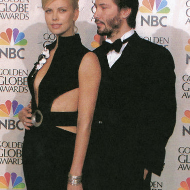 Charlize Theron at the 58th Annual Gold Globe Awards