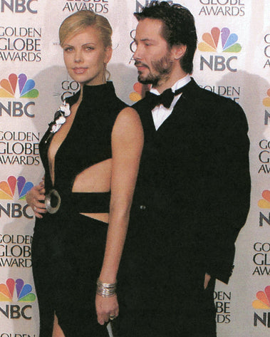 Charlize Theron at the 58th Annual Gold Globe Awards