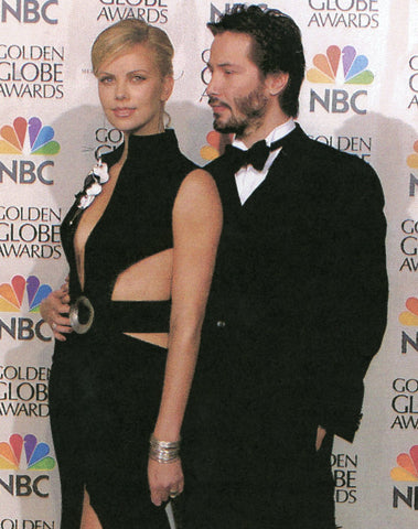 Charlize Theron at the 58th Annual Gold Globe Awards