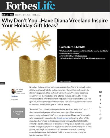 Forbes Online December 2014