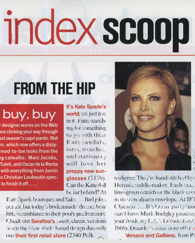 Index March 2001