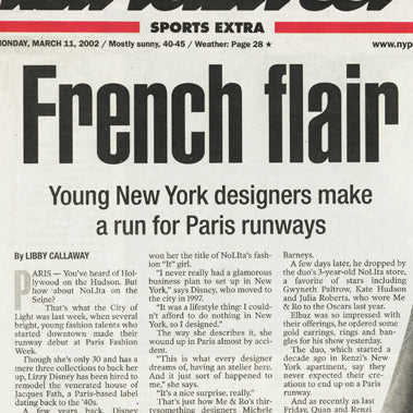 New York Post March 2002