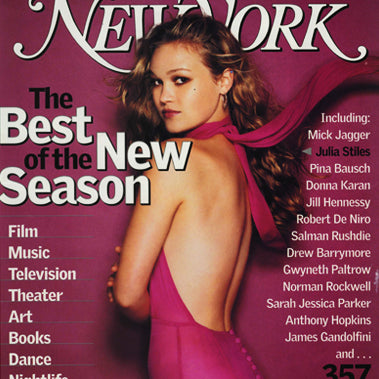 New York Magazine September 2001