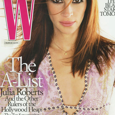 W Magazine March 2002