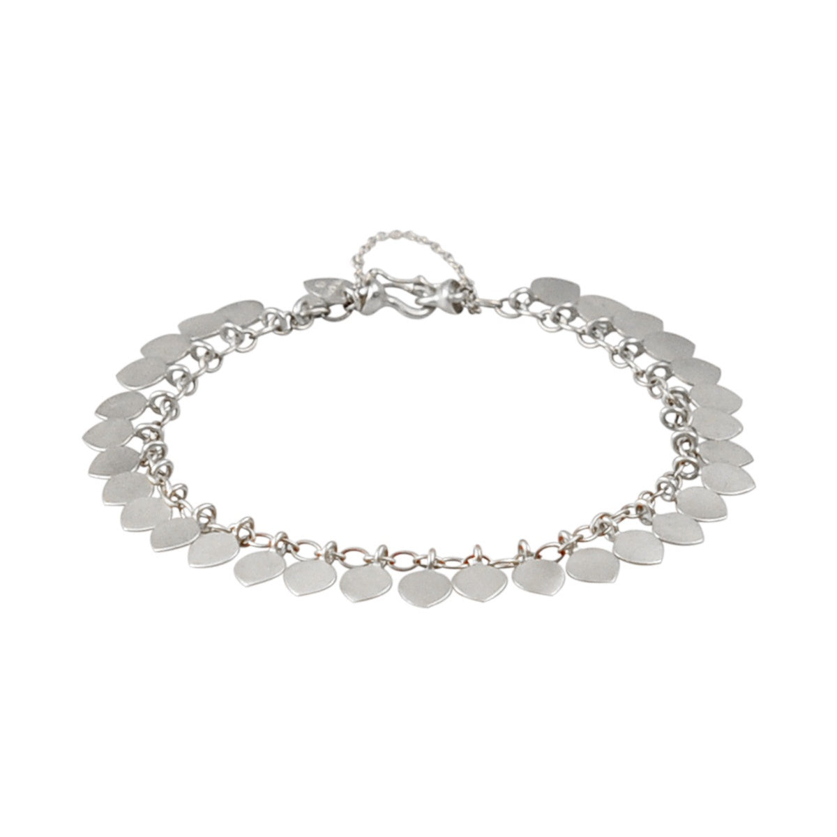 Sterling Silver Full Lotus Petal Bracelet
