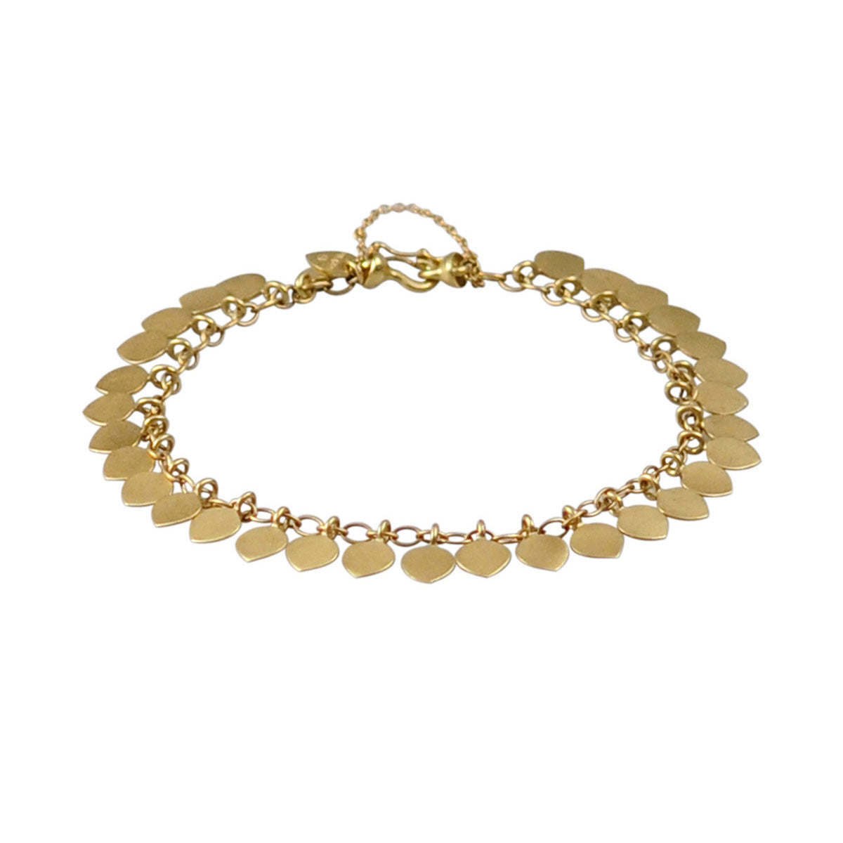 18K Gold Full Lotus Petal Bracelet