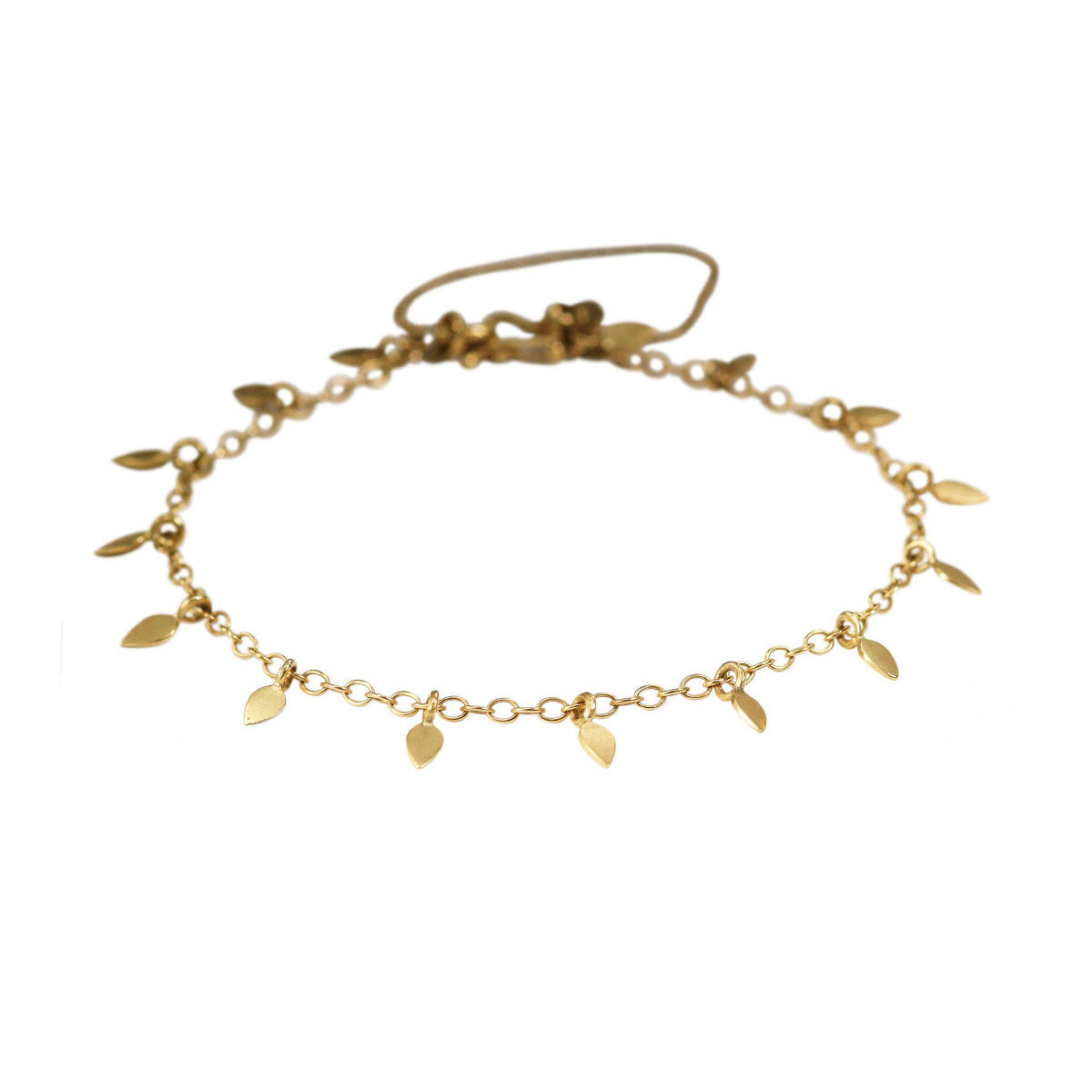 18K Gold Petal Bracelet