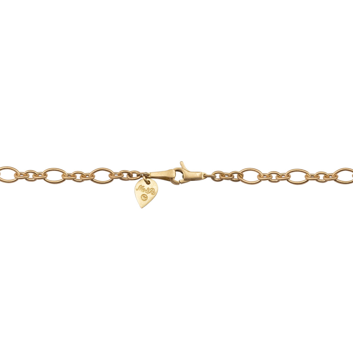 5 ct. Double-Sided Natural Brown Rose Cut Diamond Necklace in 18K Gold