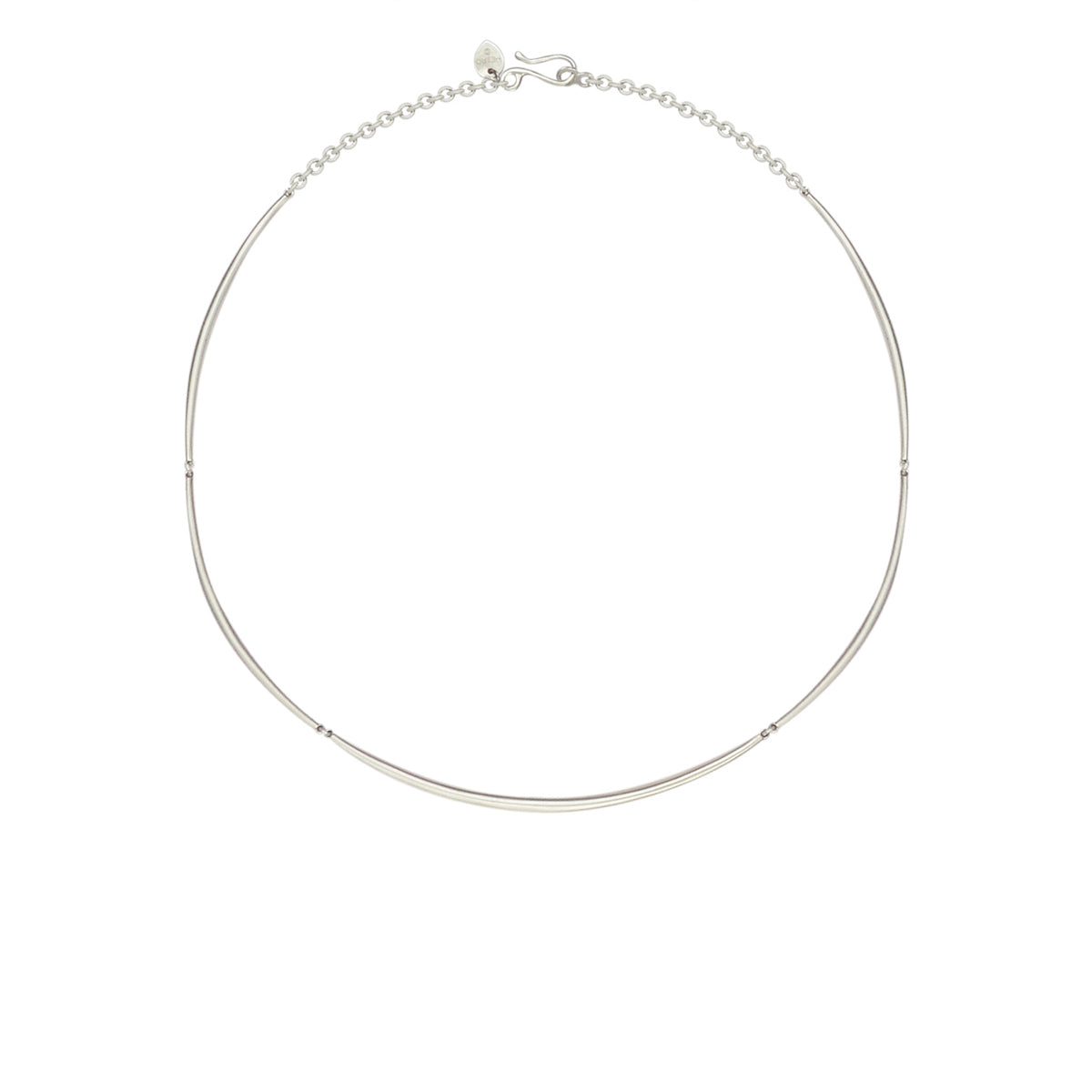 Sterling Silver Full Tibetan Bar Necklace