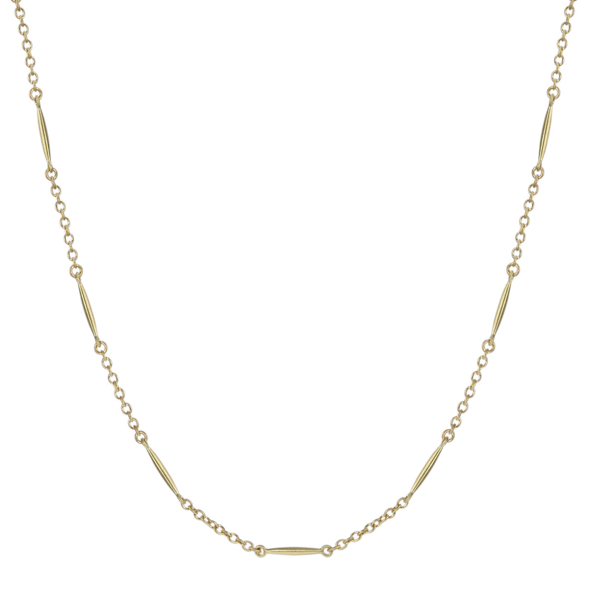 18K Gold Small All Gold Lure Necklace - Me&Ro