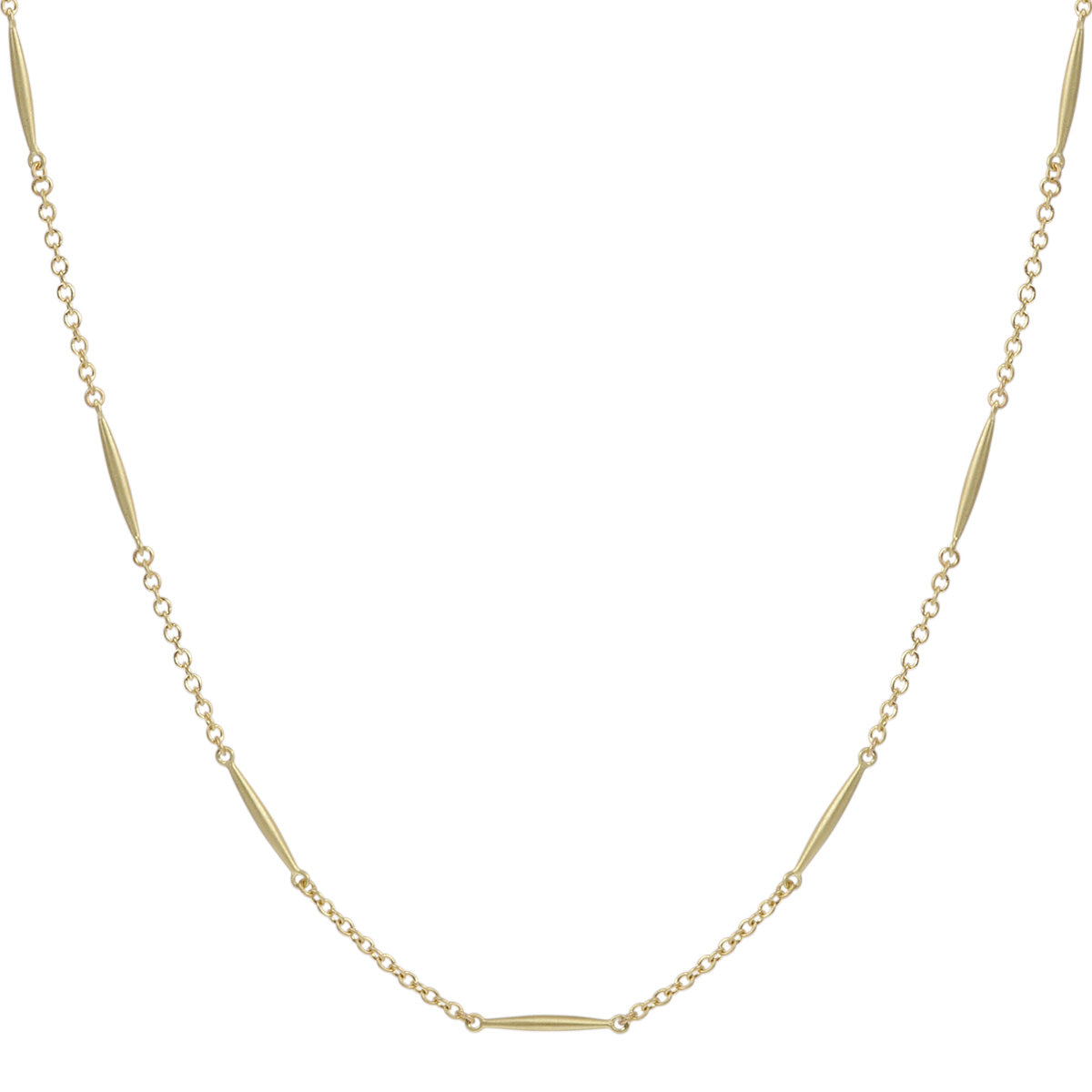 18K Gold Large All Gold Lure Necklace