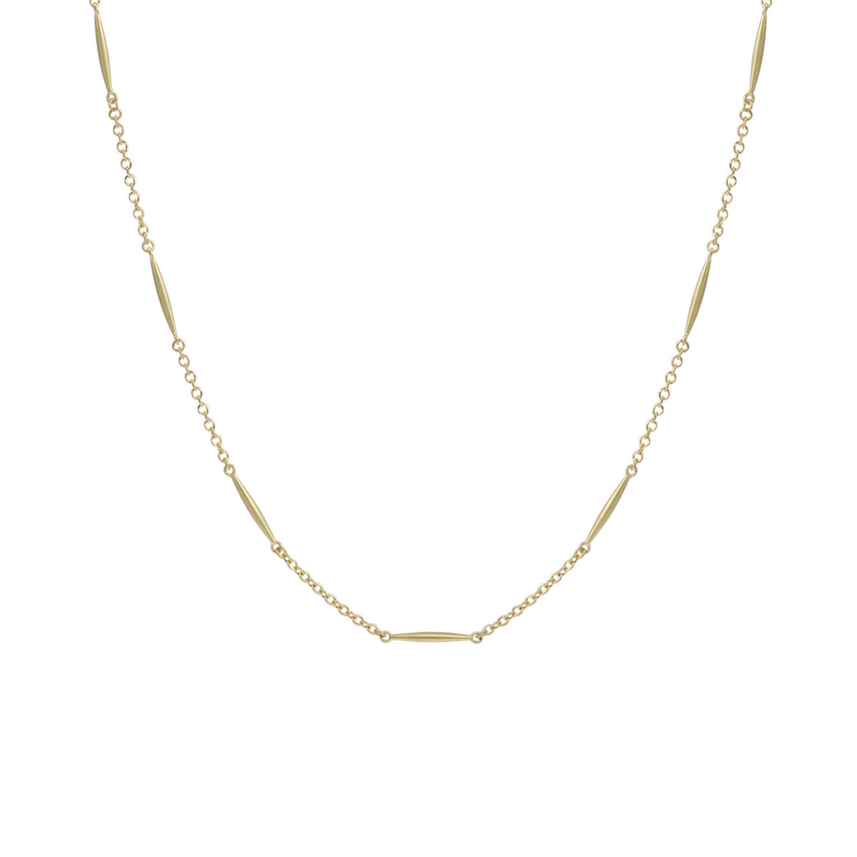 18K Gold Large All Gold Lure Necklace