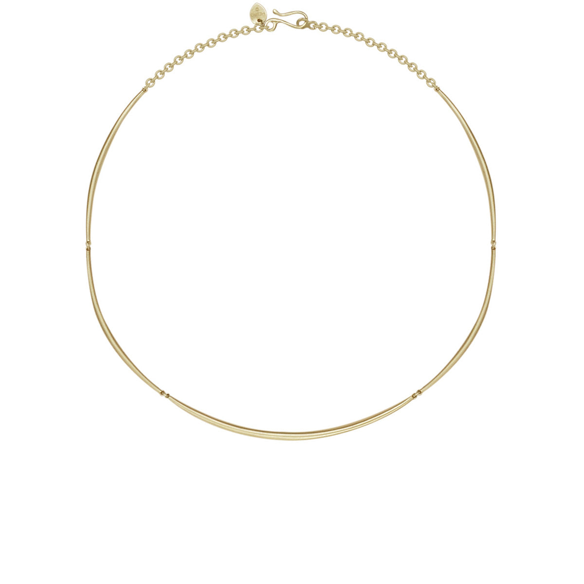 18K Gold Full Tibetan Bar Necklace