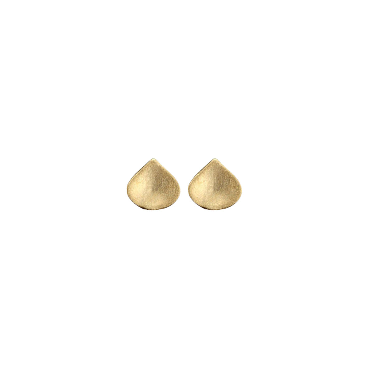 10K Gold Tiny Lotus Studs