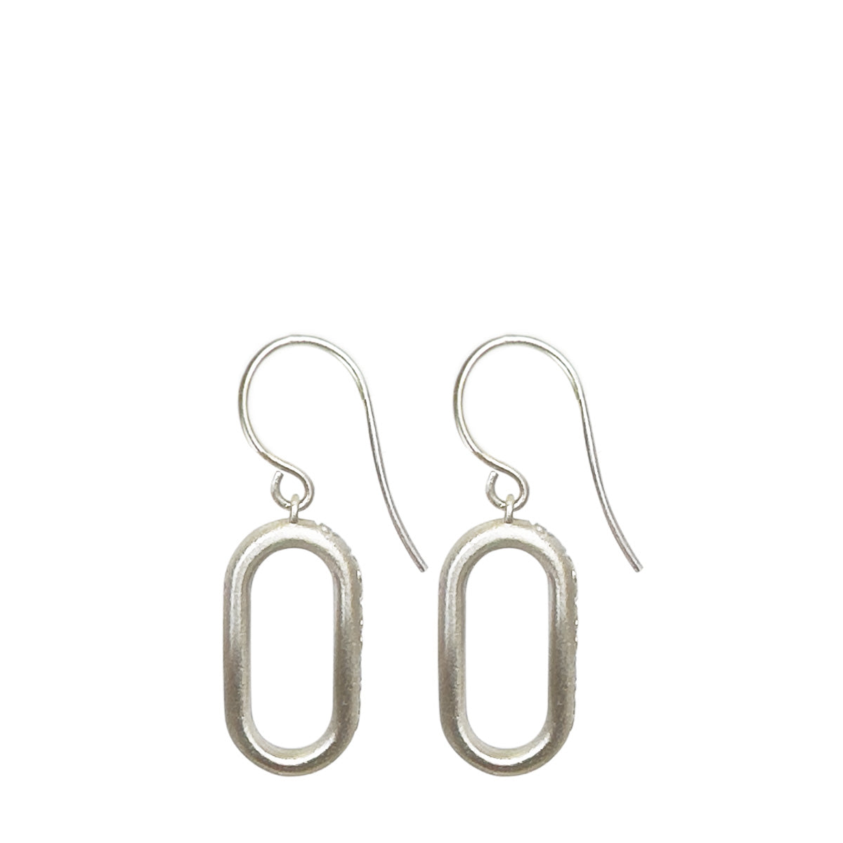 Sterling Silver Small Oval Earring