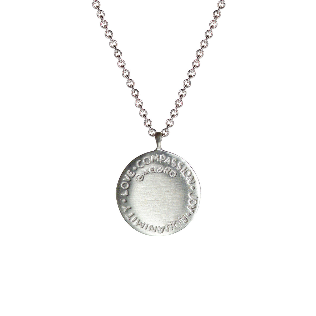 Sterling Silver 'Four Immeasurables' Medallion Pendant