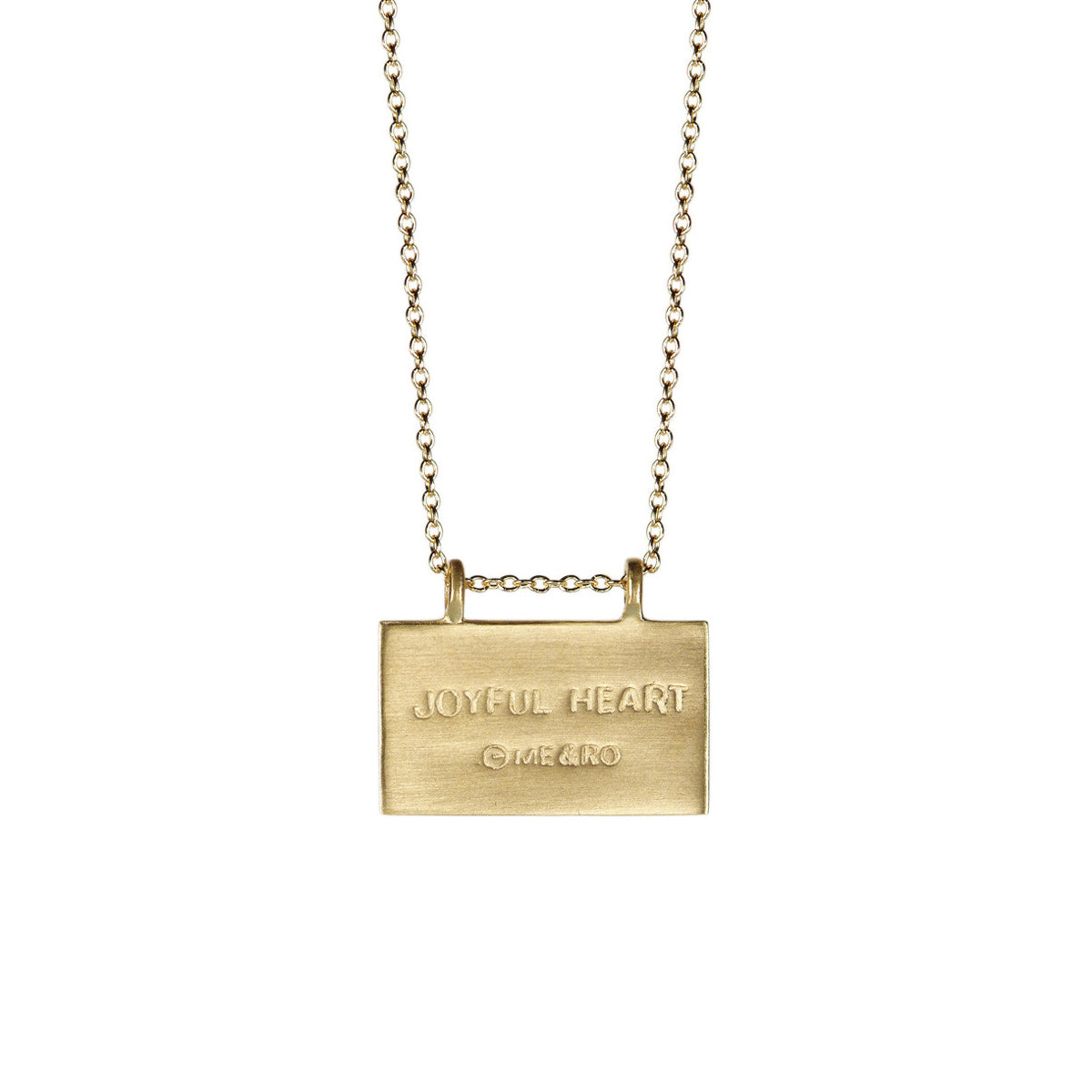 10K Gold Joyful Heart Foundation Fearlessness Pendant