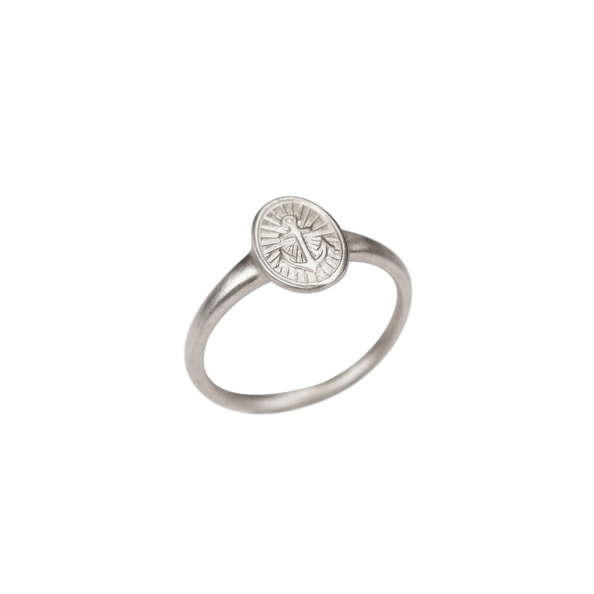 Sterling Silver Anchor Ring