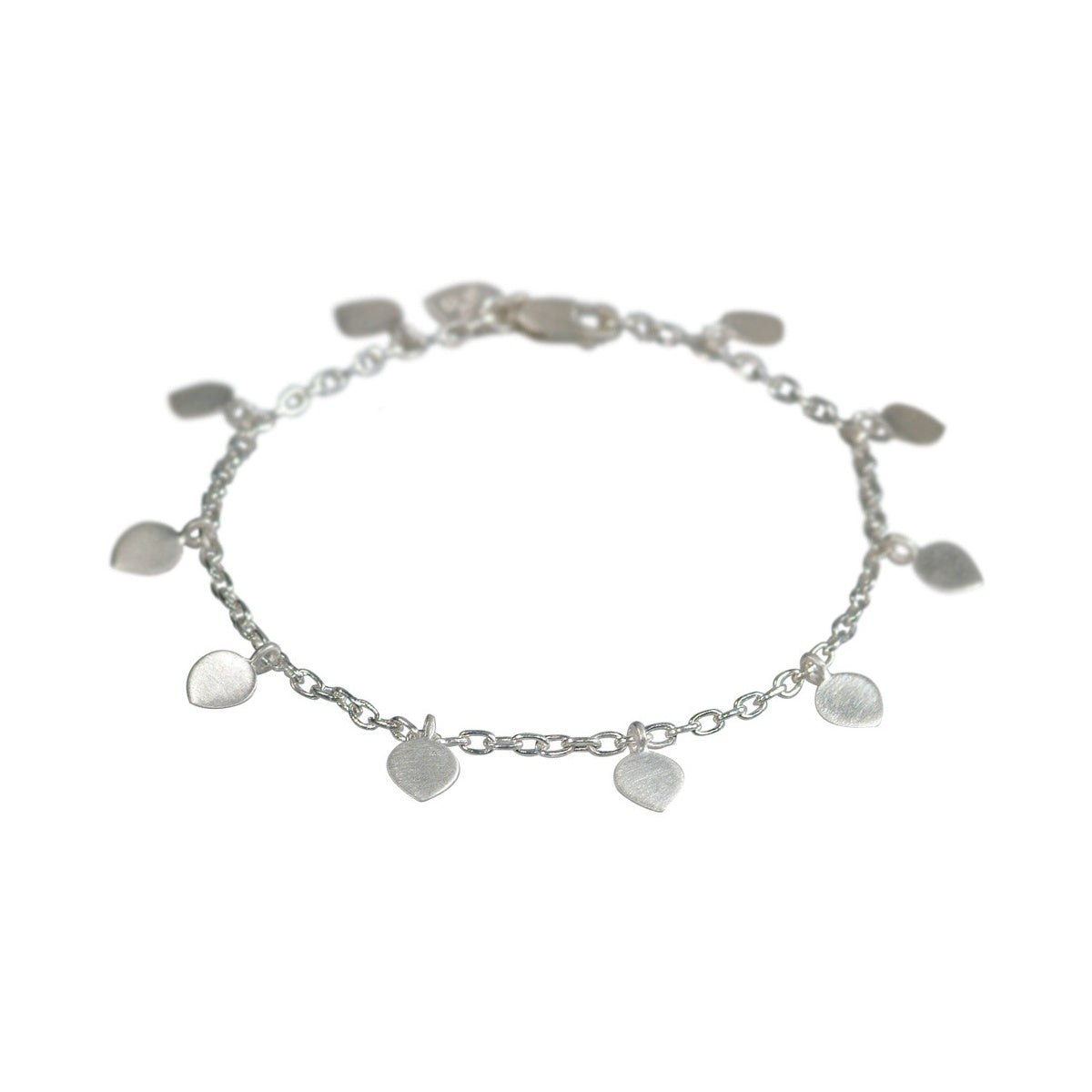 Sterling Silver Lotus Petal Bracelet