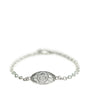 Sterling Silver Charity ID Bracelet on Chain