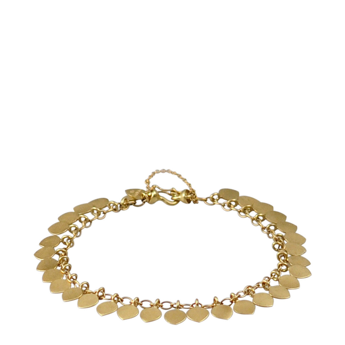 18K Gold Full Lotus Petal Bracelet