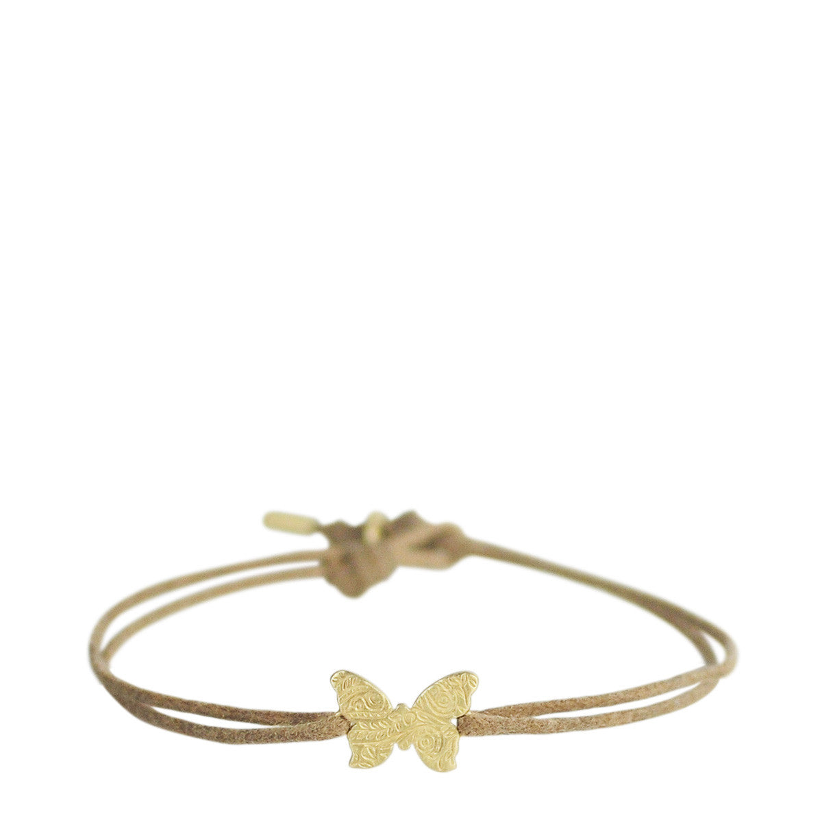 18K Gold Paisley Butterfly Bracelet