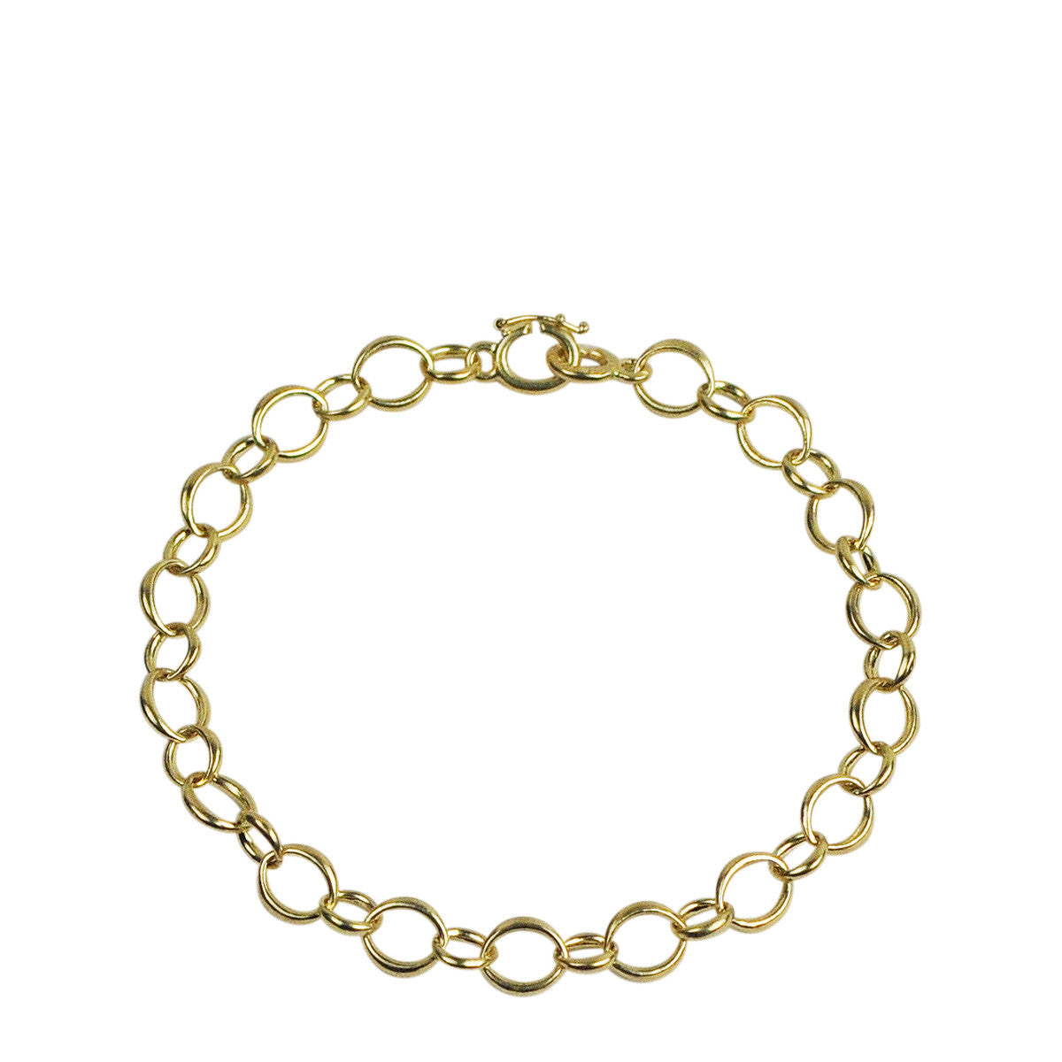 18K Gold Small Heavy O’ Chain Bracelet