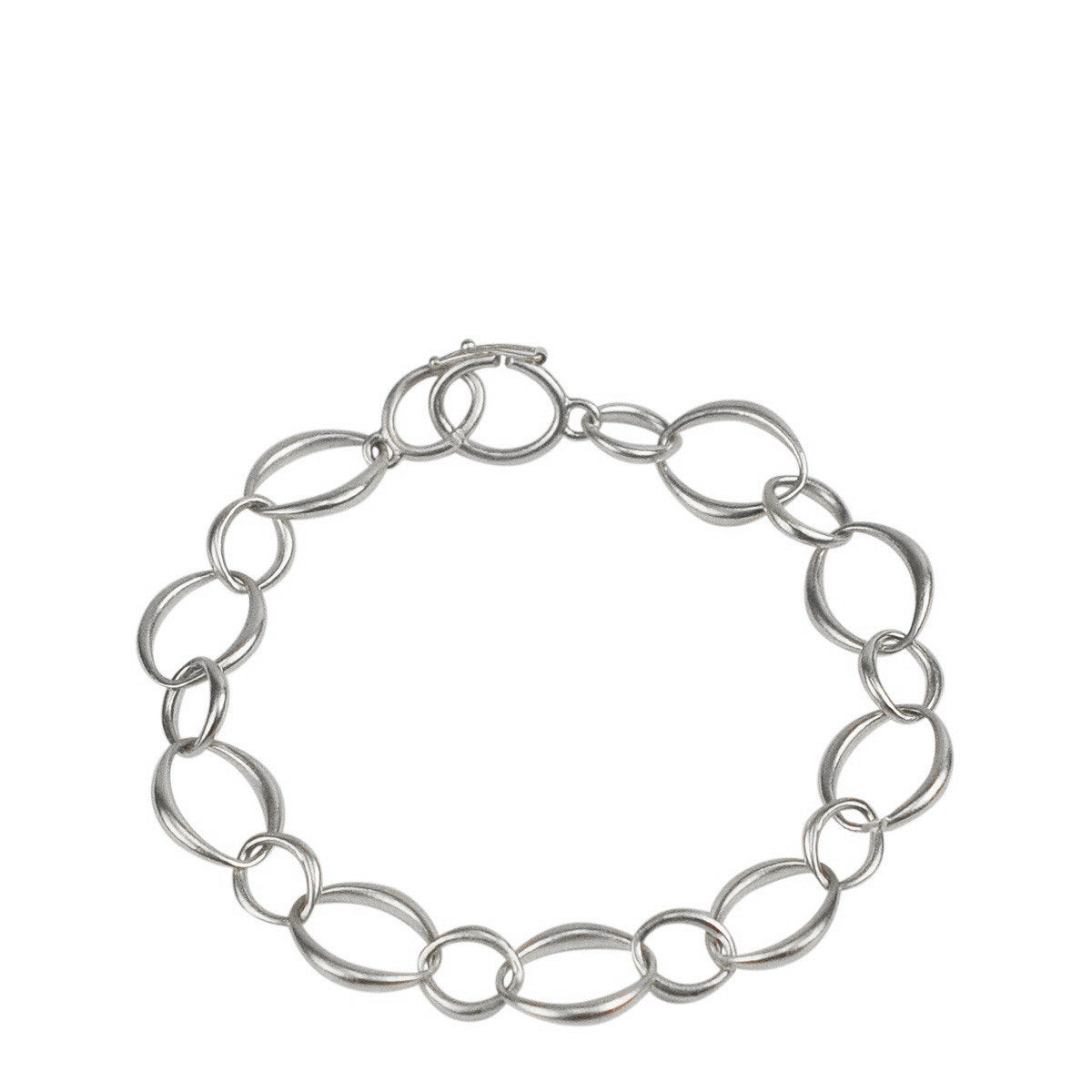Sterling Silver Large Heavy O’ Chain Bracelet