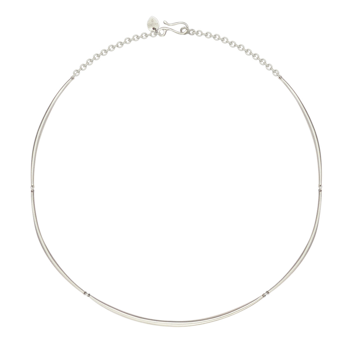 Sterling Silver Full Tibetan Bar Necklace