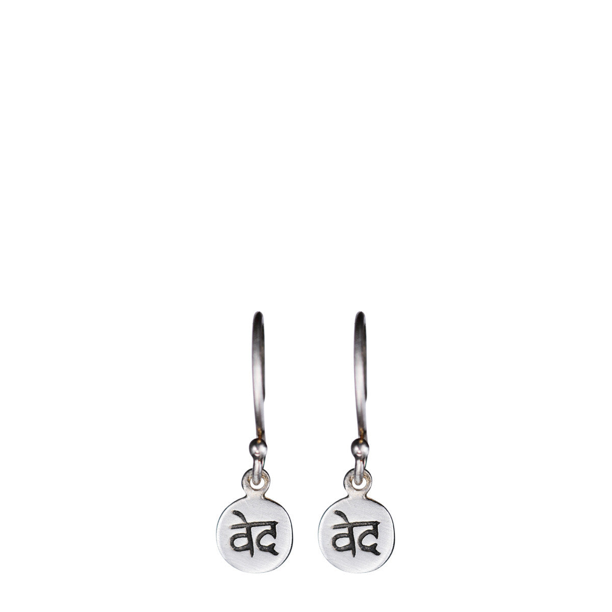 Sterling Silver 'Wisdom' Disc Earring