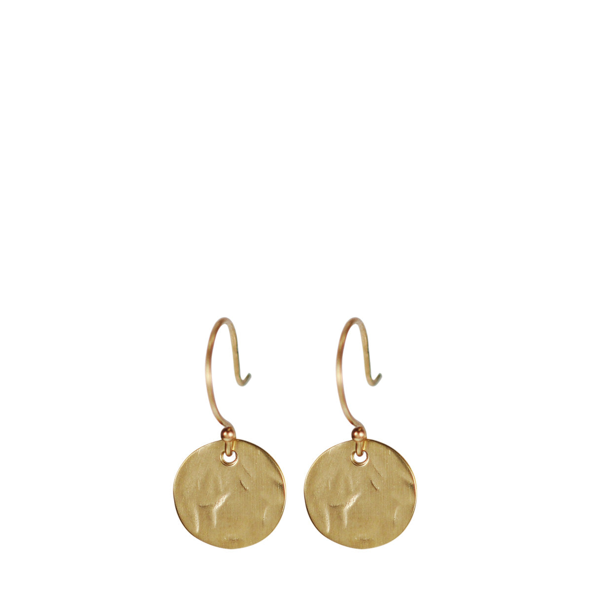10K Gold Sequin Earrings