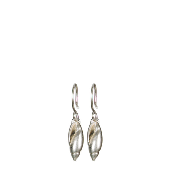 Sterling Silver Olive Shell Earrings - Me&Ro