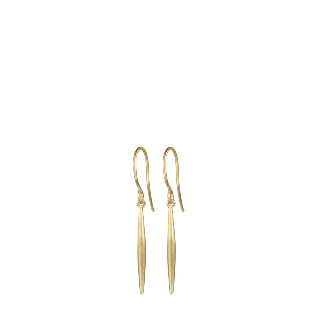 18K Gold Large Lure Drop Earring