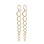 18K Gold Graduated O’ Chain Earring