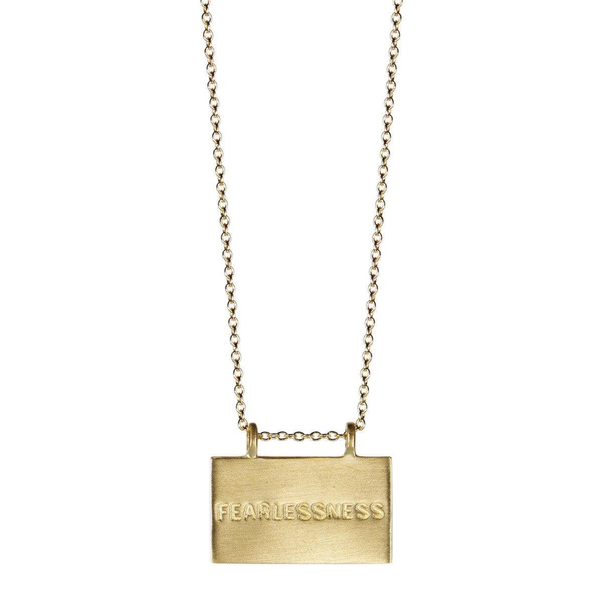 10K Gold Joyful Heart Foundation Fearlessness Pendant
