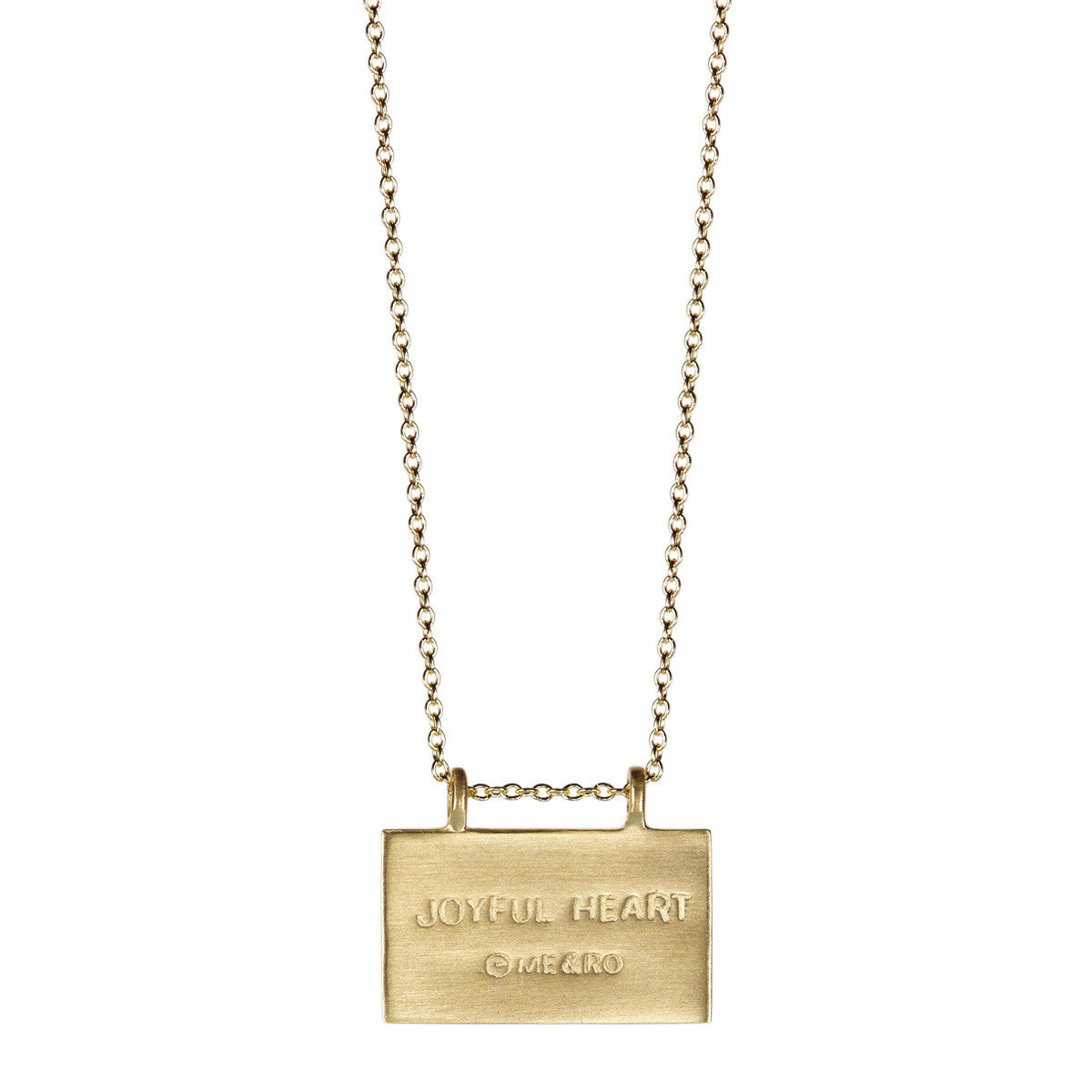 10K Gold Joyful Heart Foundation Fearlessness Pendant