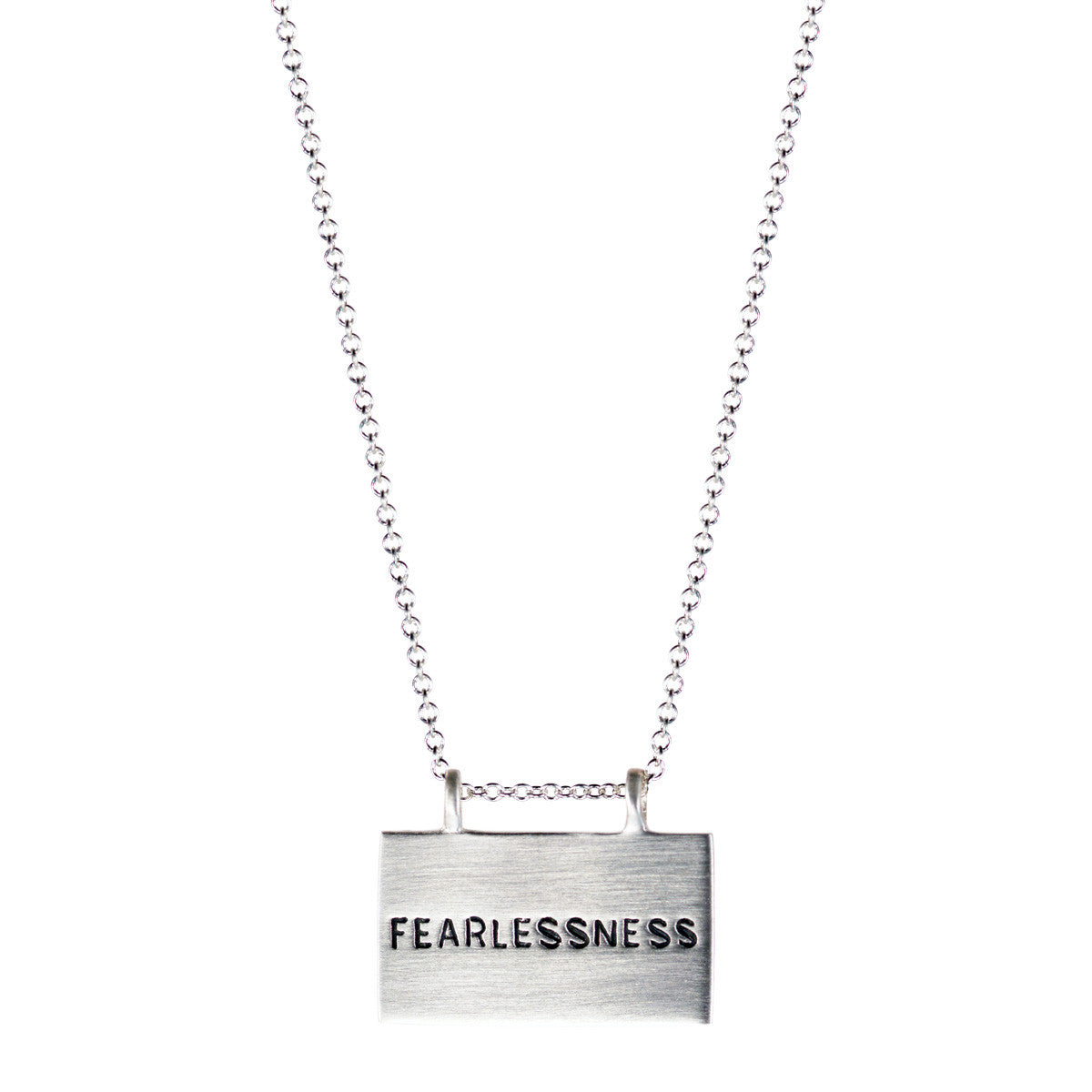 Sterling Silver Joyful Heart Foundation Fearlessness Pendant 18 inch / Sterling Silver