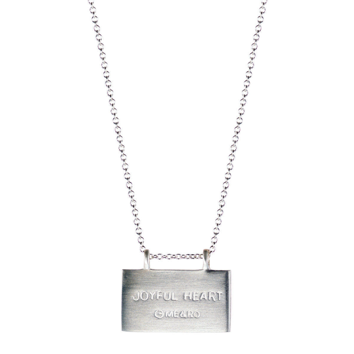 Sterling Silver Joyful Heart Foundation Fearlessness Pendant