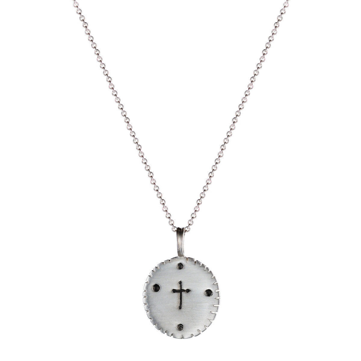 Sterling Silver Thin Cross Pendant
