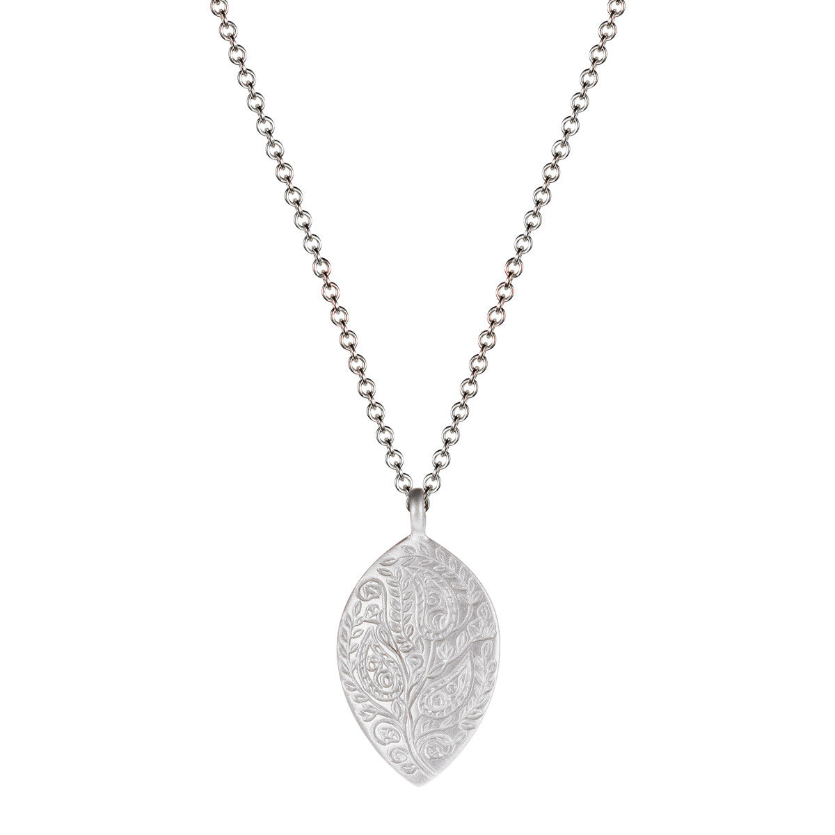 Sterling Silver Medium Paisley Pendant