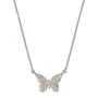 Sterling Silver Small Paisley Butterfly Pendant