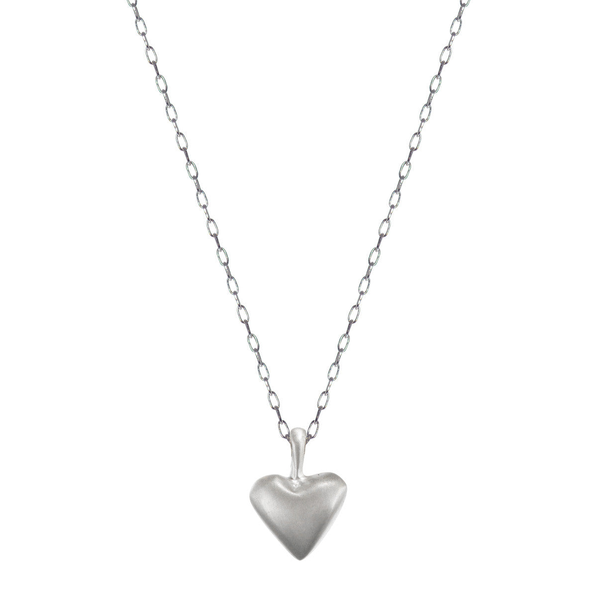 Sterling Silver Medium Heart Pendant