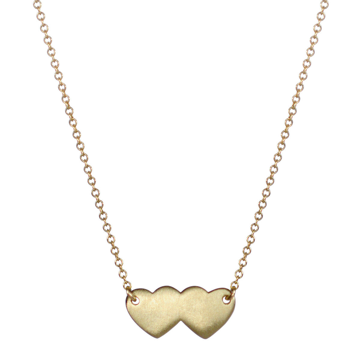 Two Tone Heart Necklace – Gemberry
