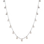 Sterling Silver Multi Discs on Medium Silver Cable Chain