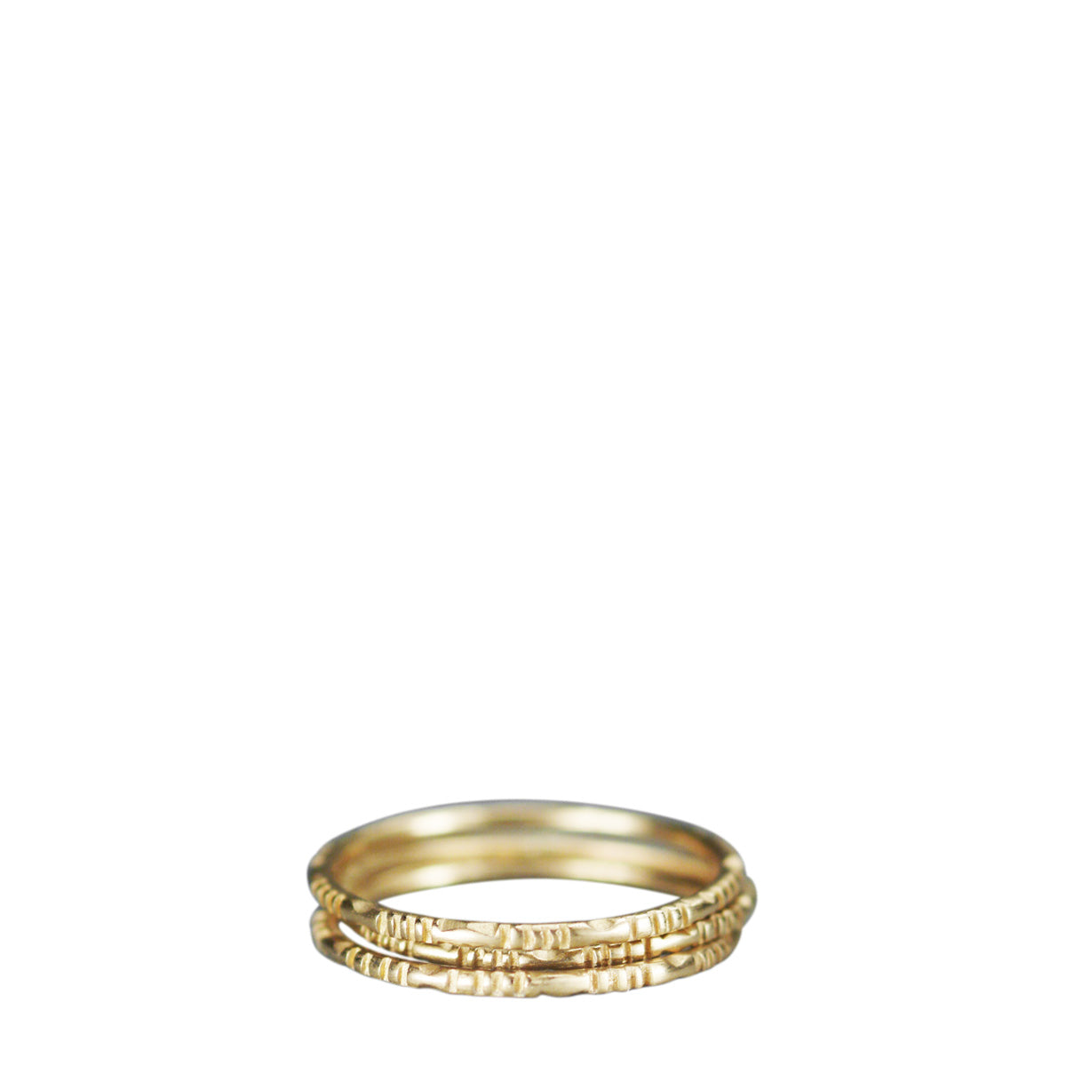 10K Gold Moroccan Rings (Set of Three)